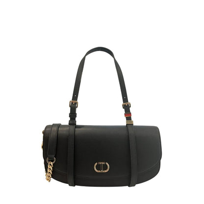 Twinset Schwarze Schultertasche aus PU für Damen