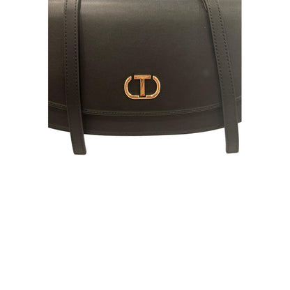 Twinset Schwarze Schultertasche aus PU für Damen