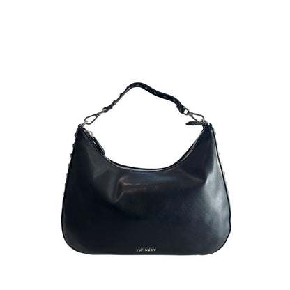 Twinset Schwarze Schultertasche aus PU für Damen