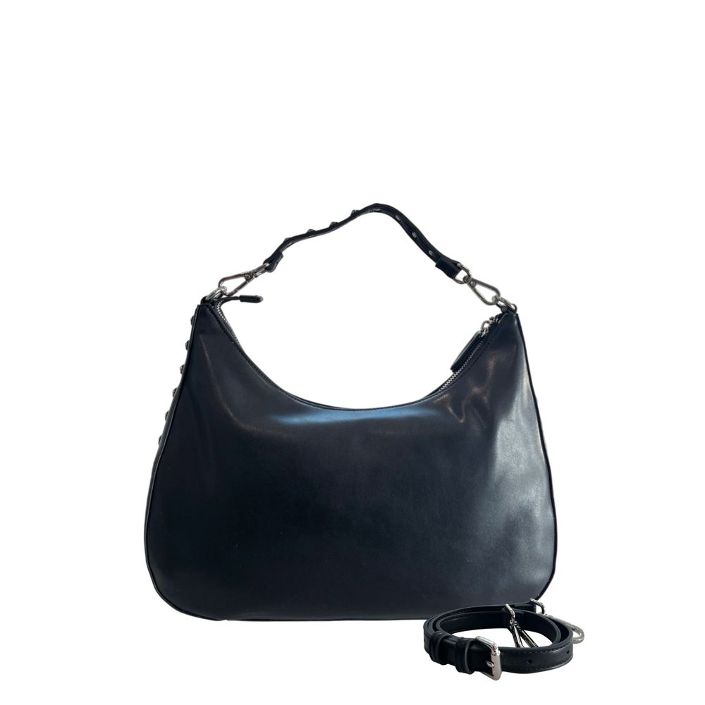 Twinset Schwarze Schultertasche aus PU für Damen