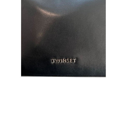 Twinset Schwarze Schultertasche aus PU für Damen