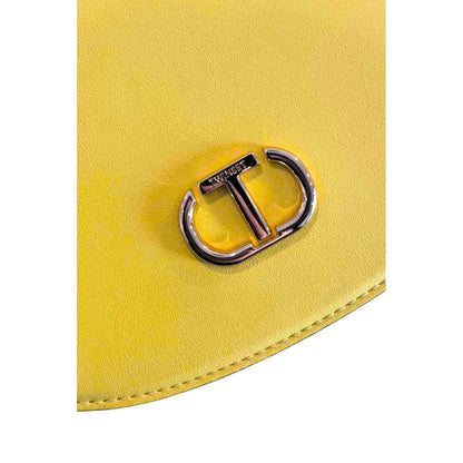 Twinset Zweifarbige Crossbody-Tasche aus Polyethylen