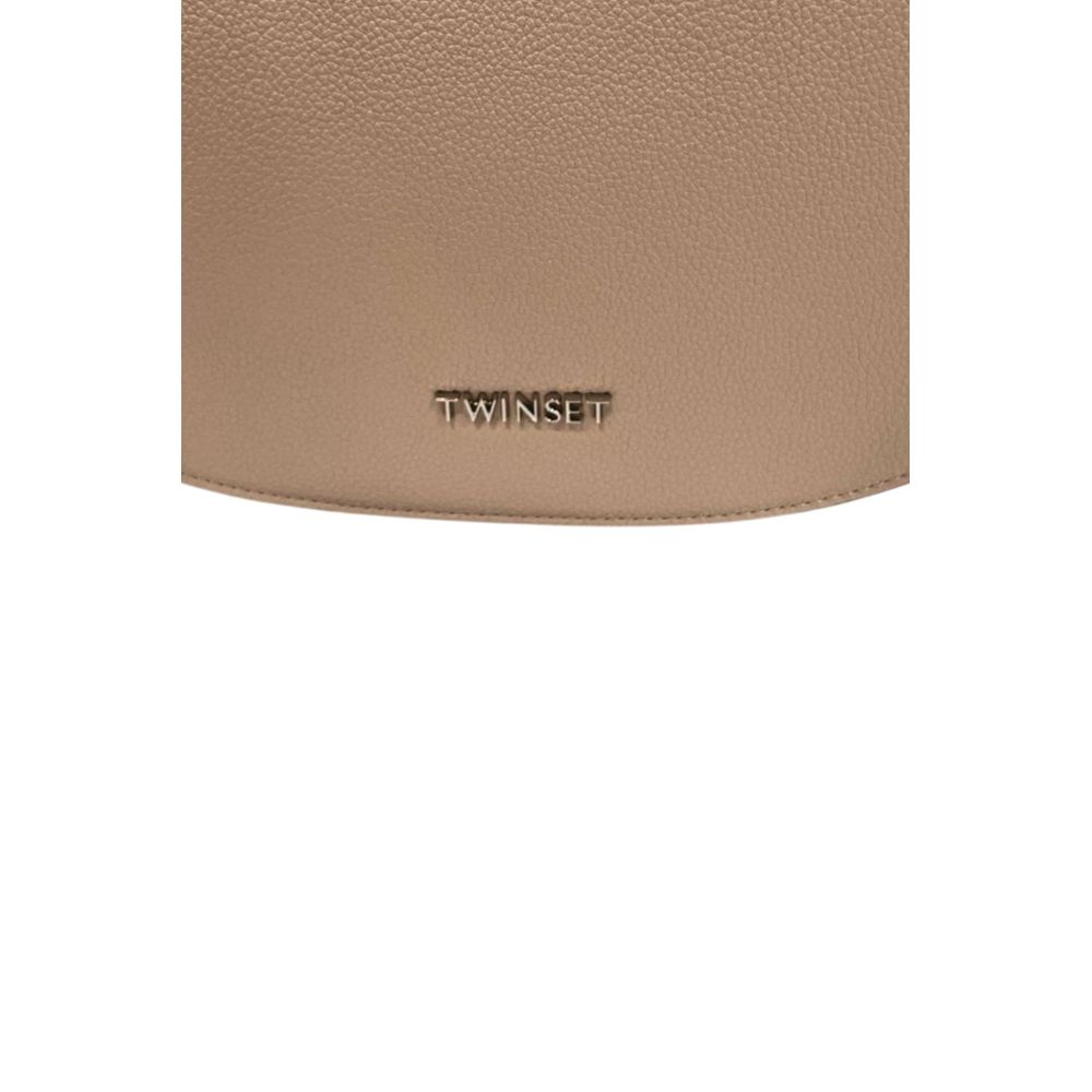 Twinset Pink PU Damen Umhängetasche