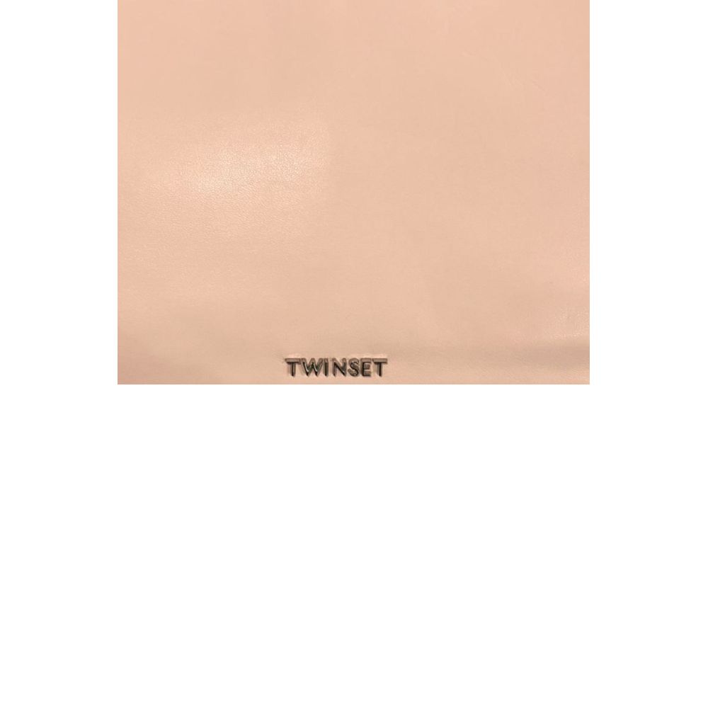 Twinset Pink PU Damen Umhängetasche