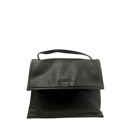 Twinset Schwarze Damen-Handtasche aus PU