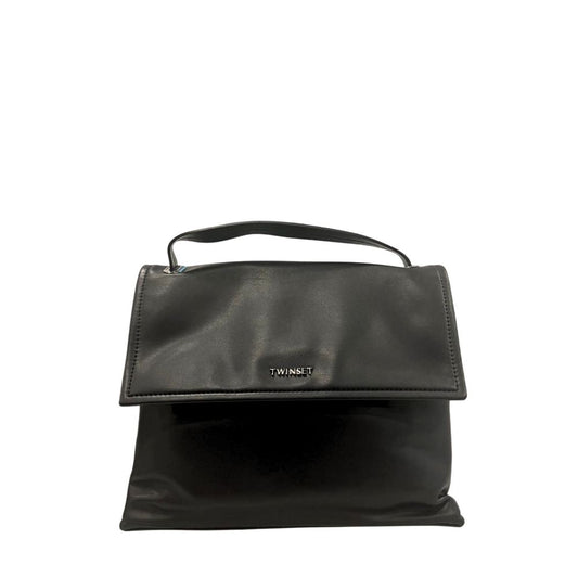 Twinset Schwarze Damen-Handtasche aus PU