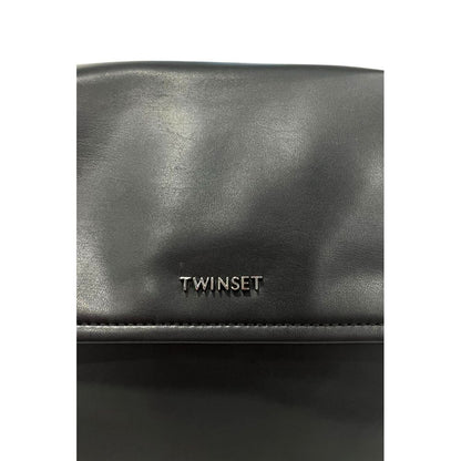 Twinset Schwarze Damen-Handtasche aus PU