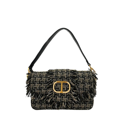 Twinset Schwarze Schultertasche aus PU für Damen