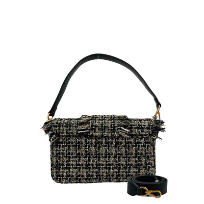 Twinset Schwarze Schultertasche aus PU für Damen