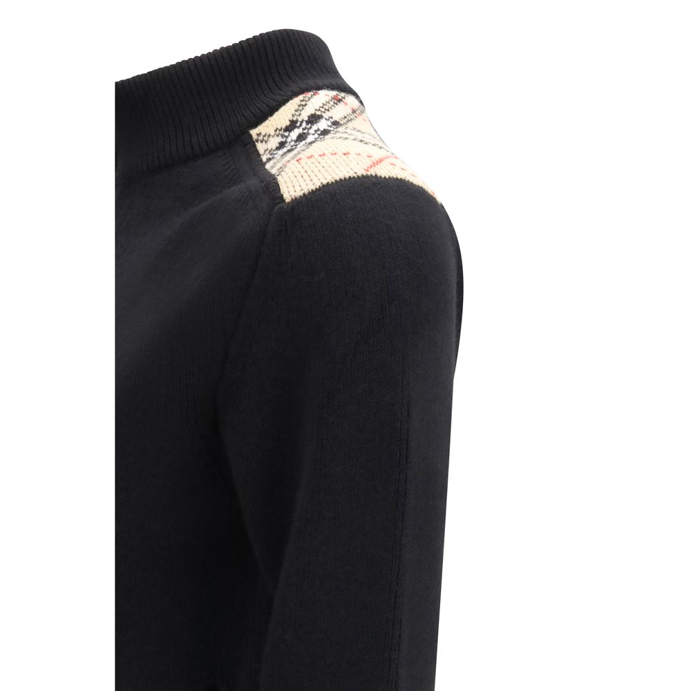 Burberry Schwarzer Wollcardigan