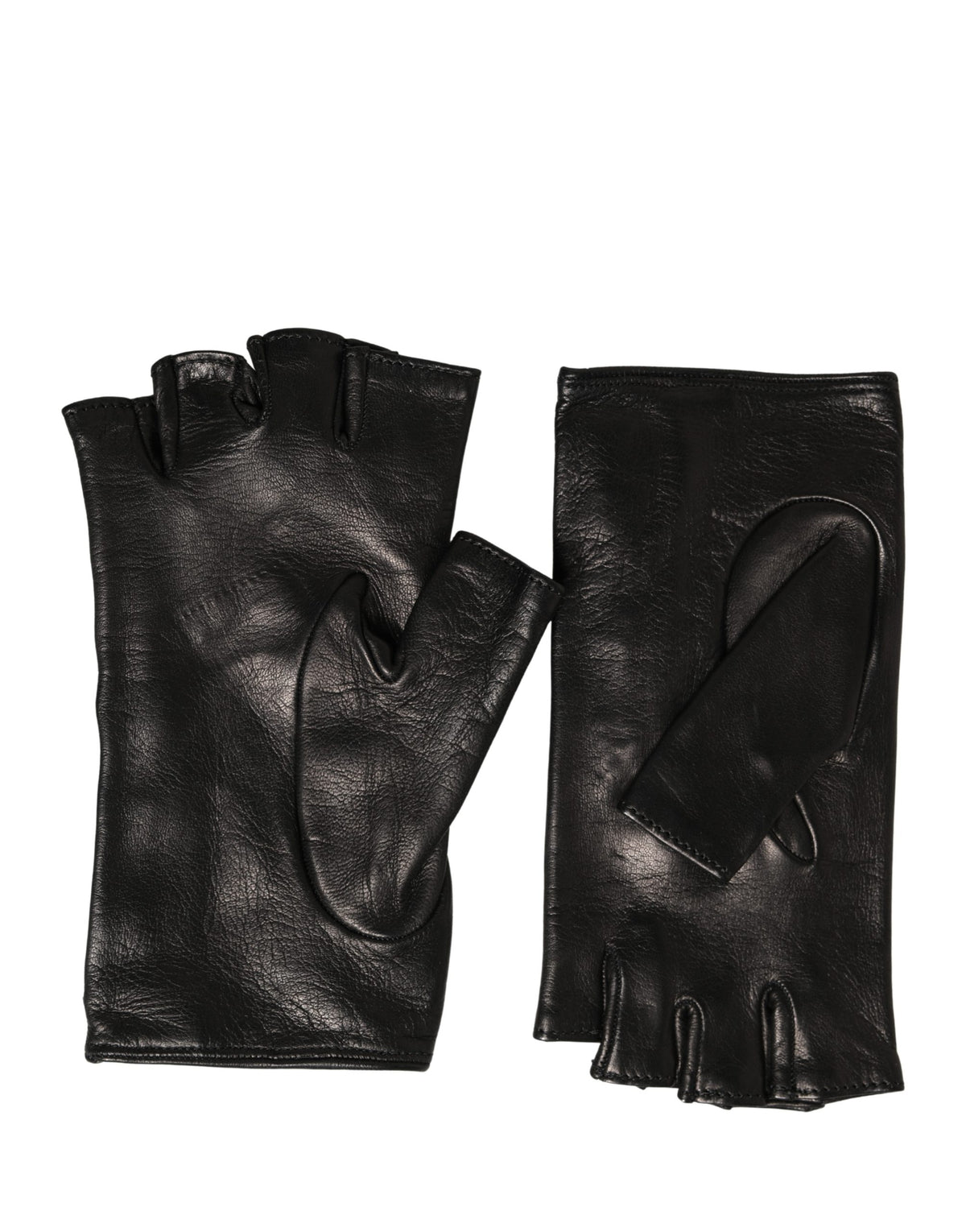 Dolce & Gabbana Muffole da donna nere decorate, lunghezza polso