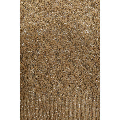 Brunello Cucinelli Beige Seiden-Sweatshirt