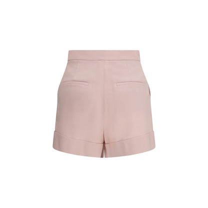 Max Mara Mehrfarbige Fleece-Woll-Bermudashorts