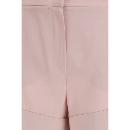 Max Mara Mehrfarbige Fleece-Woll-Bermudashorts
