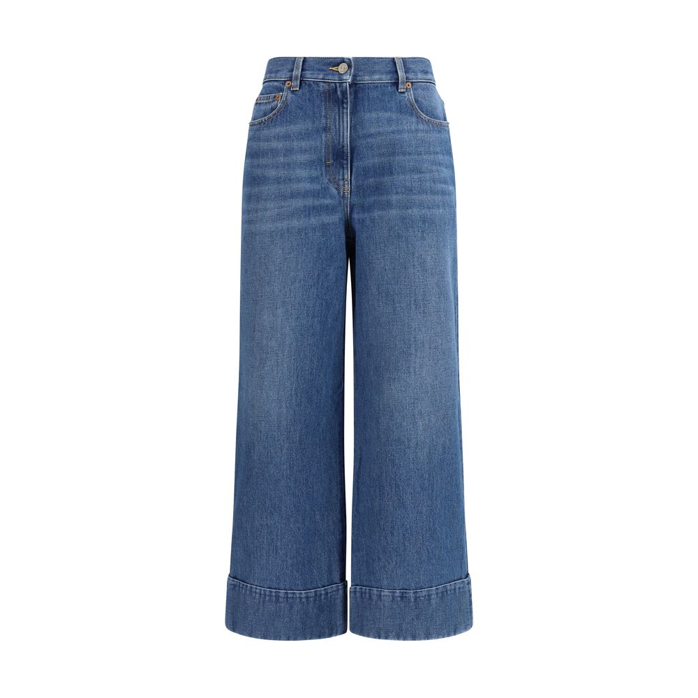 Valentino Garavani Blaue Baumwolljeans Denim