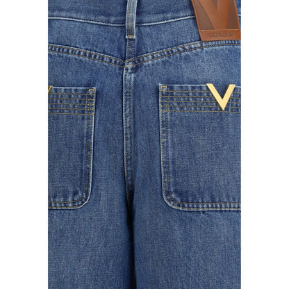 Valentino Garavani Blaue Baumwolljeans Denim