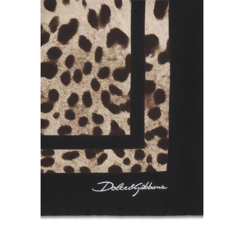 Dolce & Gabbana Mehrfarbiger Seidenschal