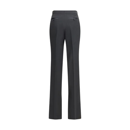 Tom Ford Schwarze Wollhose aus Fleece
