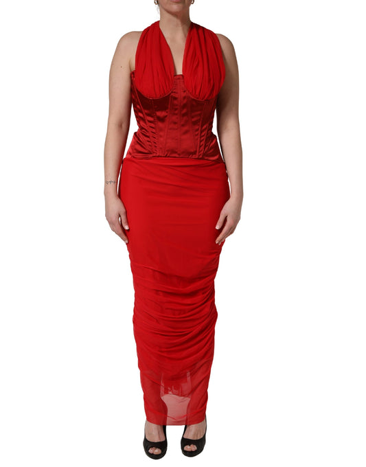 Dolce & Gabbana Rotes Etuikleid
