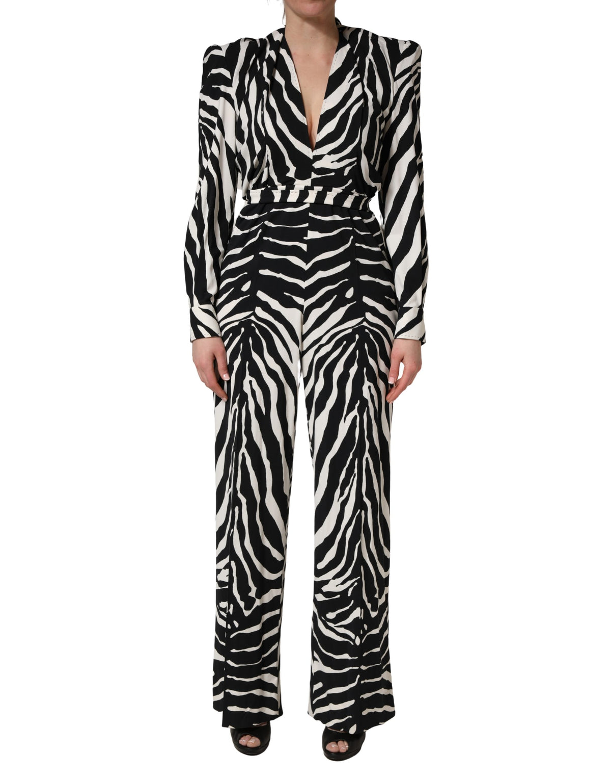 Dolce & Gabbana Black Viscose Jumpsuit