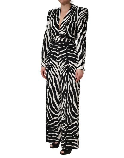 Dolce & Gabbana Black Viscose Jumpsuit