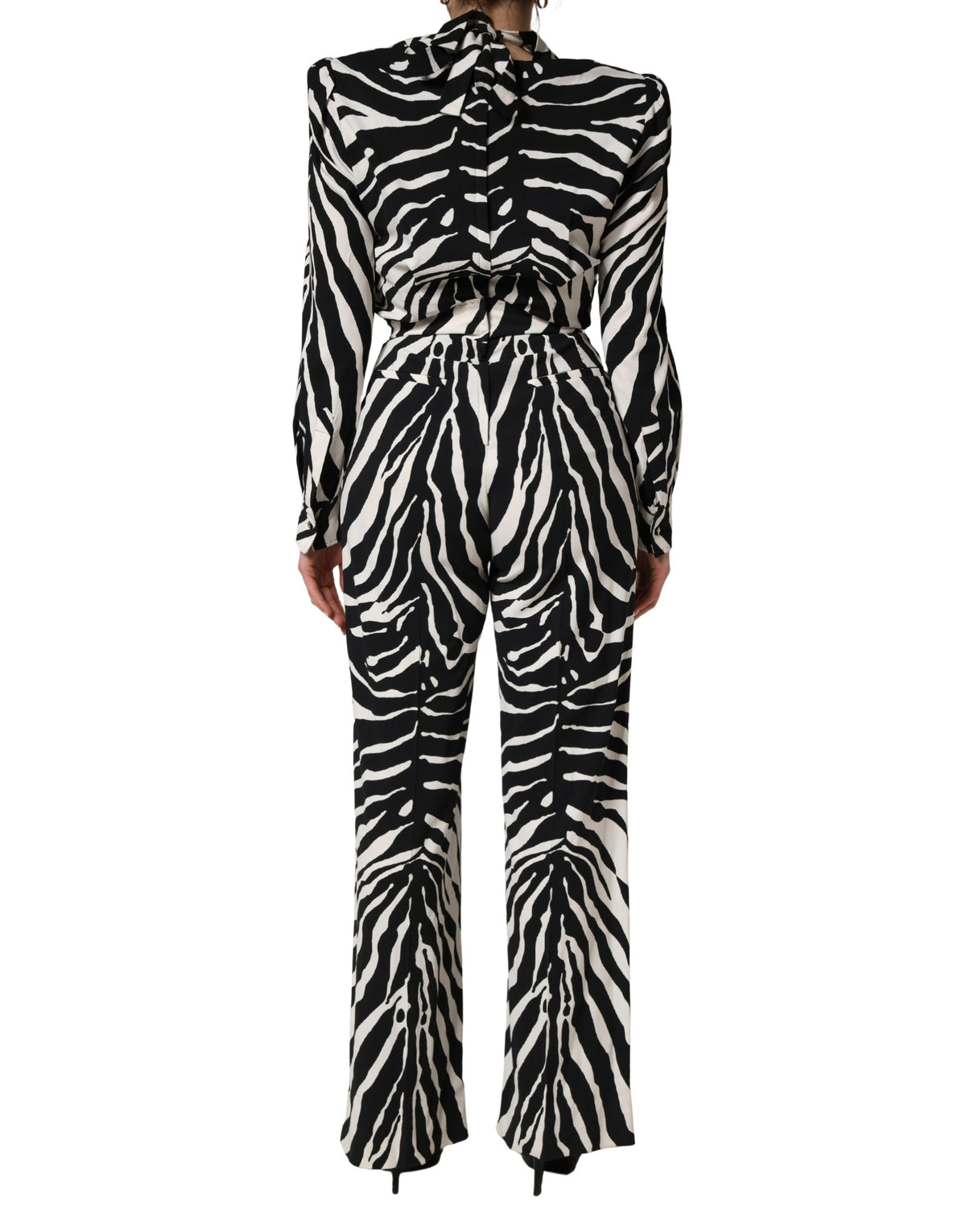 Dolce & Gabbana Black Viscose Jumpsuit