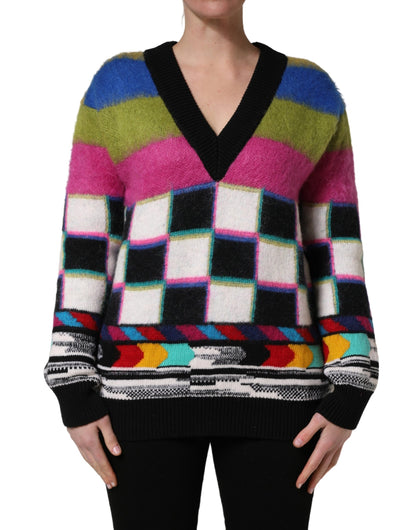 Dolce & Gabbana Multicolor Cashmere Sweater