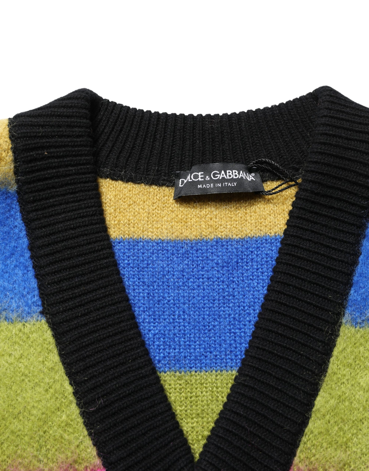 Dolce & Gabbana Multicolor Cashmere Sweater