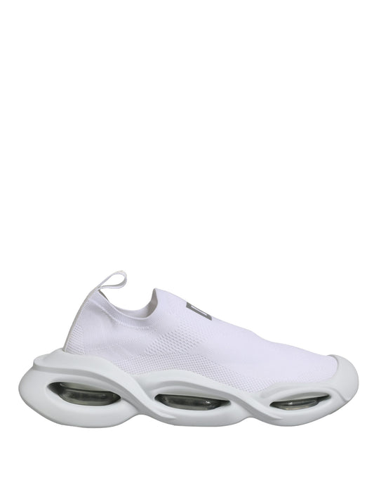 Dolce & Gabbana Weiße Wave Slip-On Sneaker