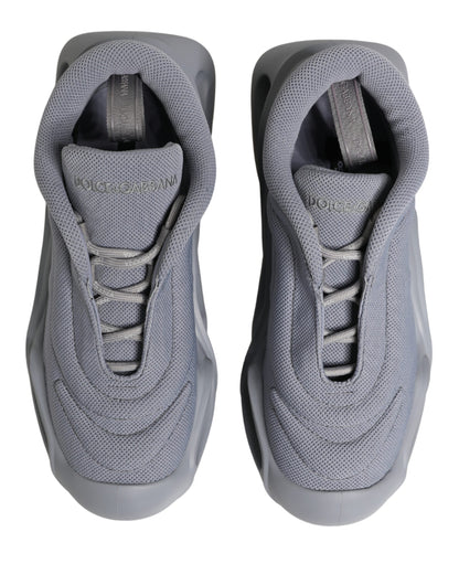 Dolce & Gabbana Graue Slip-On Wave Low-Top-Sneaker