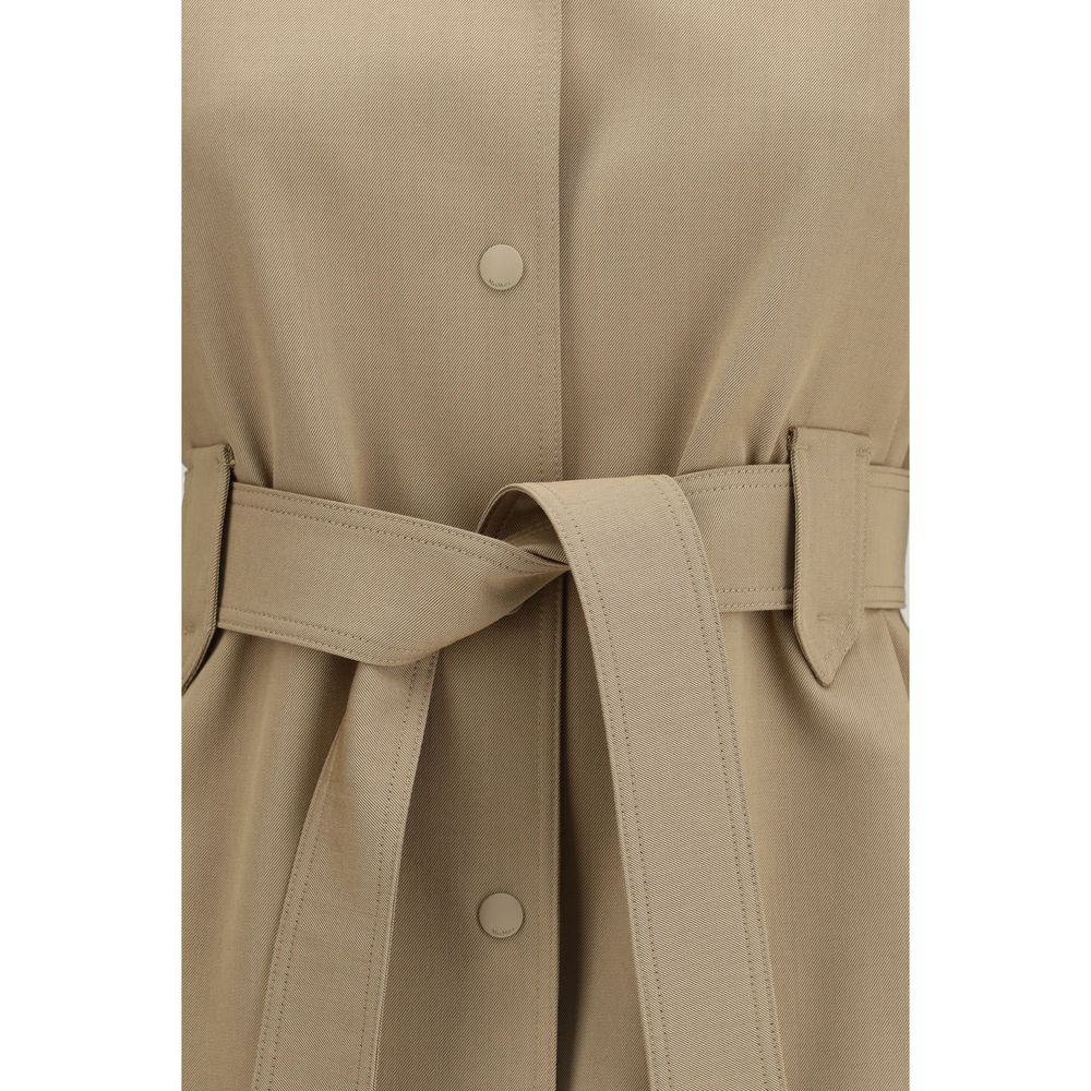 Max Mara Braune Lammwoll-Weste Aries Ärmellose Jacke