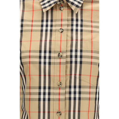 Burberry Mehrfarbiges Hemd aus Baumwolle mit Muster