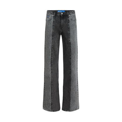 Karl Lagerfeld Schwarze Baumwolljeans im Relaxed Fit