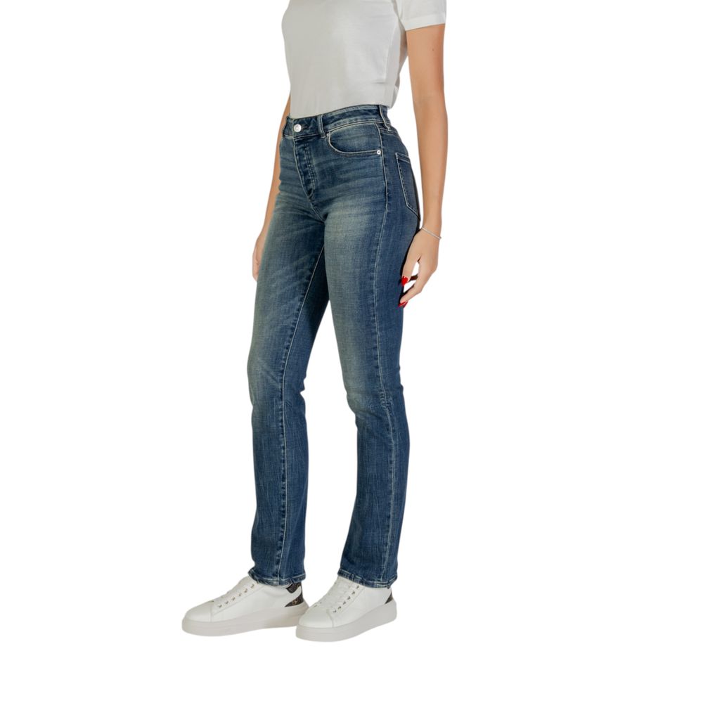 Armani Exchange Blaue Baumwoll-Skinny-Jeans