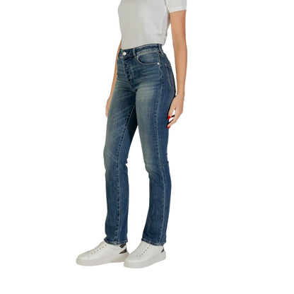 Armani Exchange Blaue Baumwoll-Skinny-Jeans