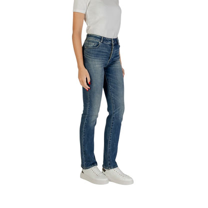 Armani Exchange Blaue Baumwoll-Skinny-Jeans