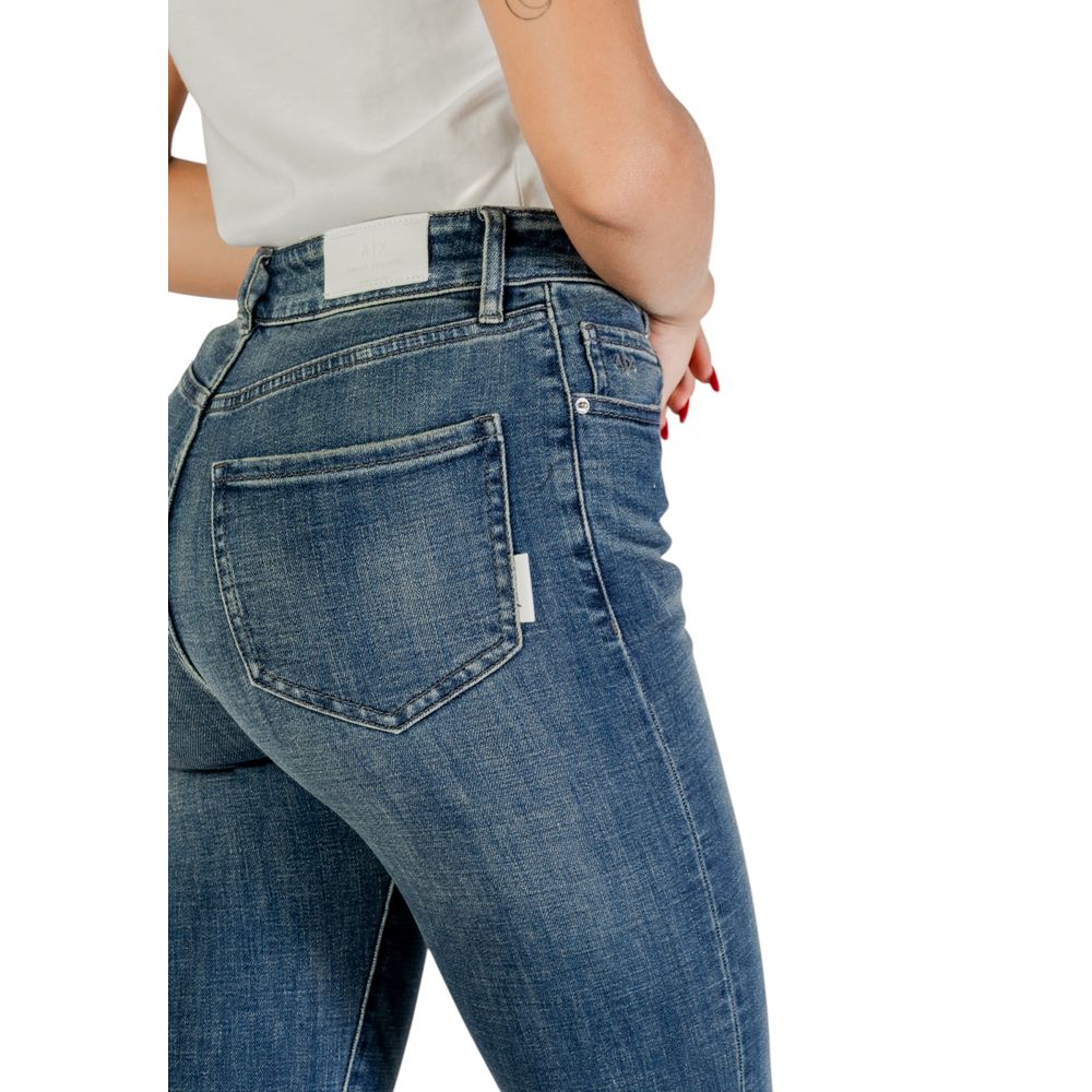 Armani Exchange Blaue Baumwoll-Skinny-Jeans