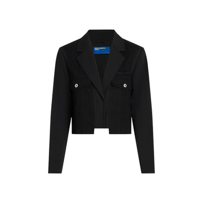 Karl Lagerfeld Schwarzer Blazer aus Polyester