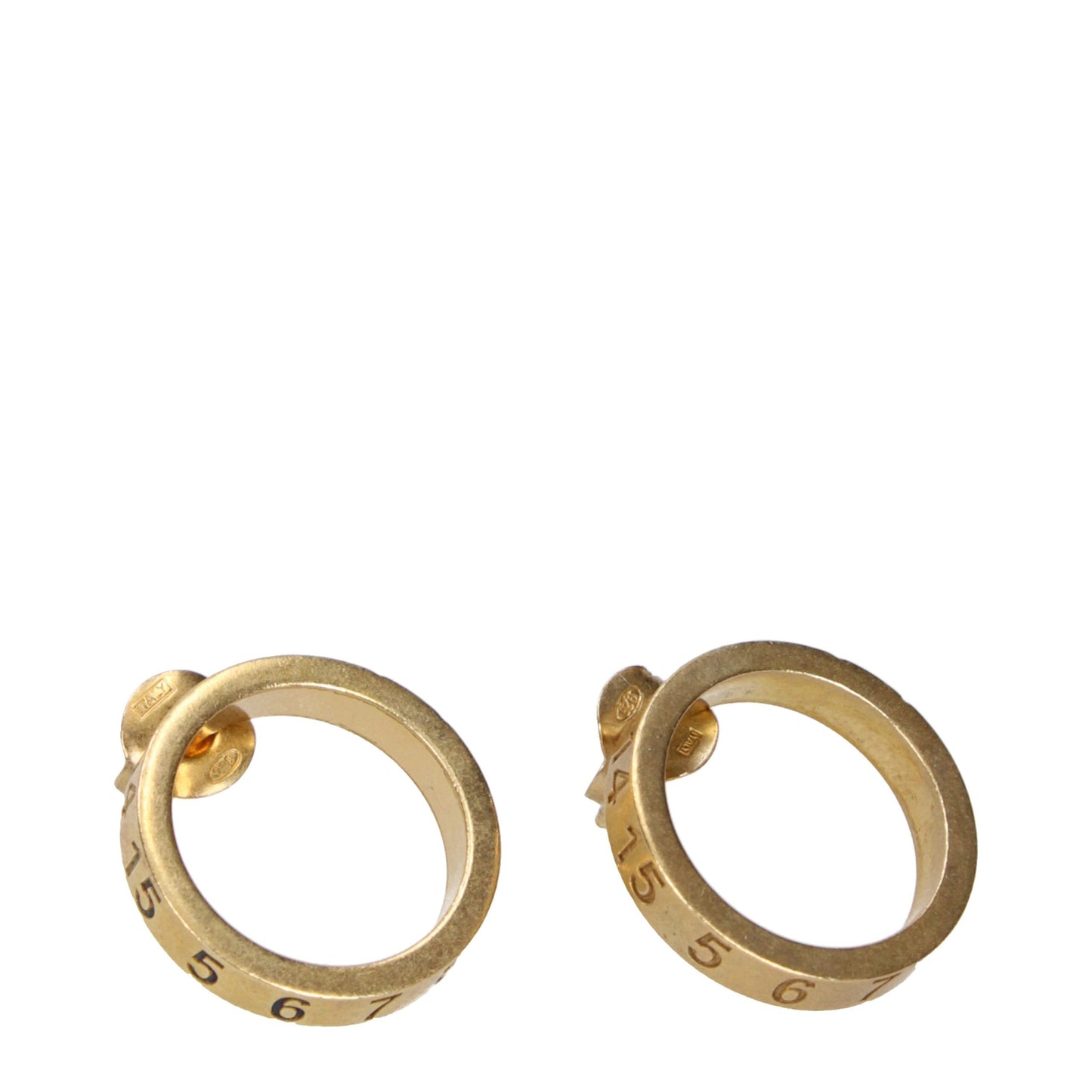 Maison Margiela Gold Silber Ohrringe