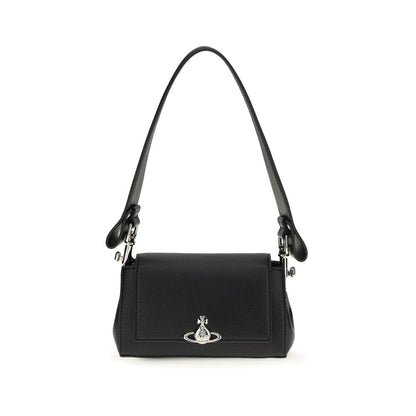 Vivienne Westwood Schwarze Schultertasche aus Polyurethan