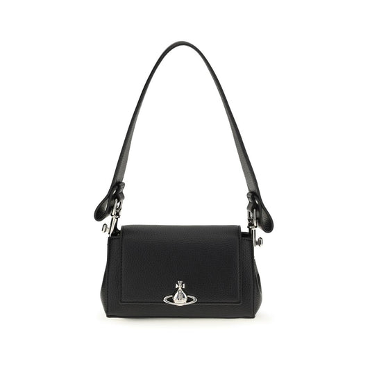 Vivienne Westwood Schwarze Schultertasche aus Polyurethan
