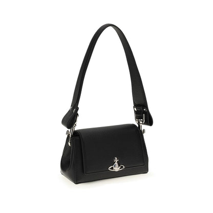 Vivienne Westwood Schwarze Schultertasche aus Polyurethan