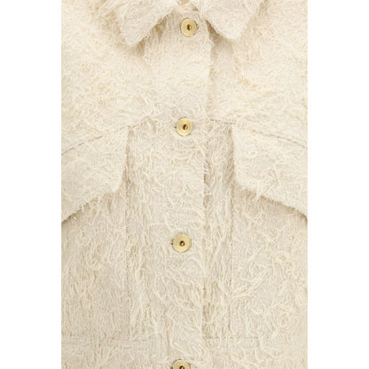 Brunello Cucinelli Beige Cotton Denim Jacket