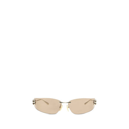 Balenciaga Sonnenbrille aus Goldmetall
