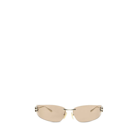 Balenciaga Sonnenbrille aus Goldmetall