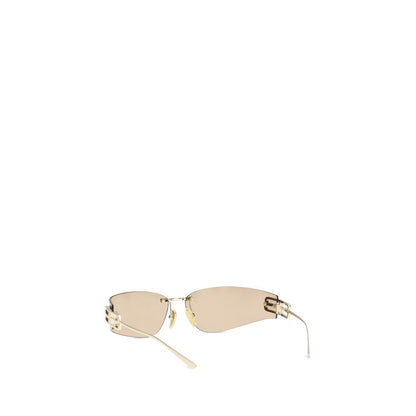 Balenciaga Sonnenbrille aus Goldmetall