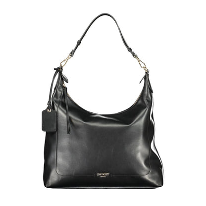 Twinset Schwarze Handtasche aus Polyethylen