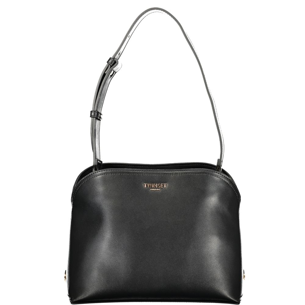 Twinset Schwarze Handtasche aus Polyethylen