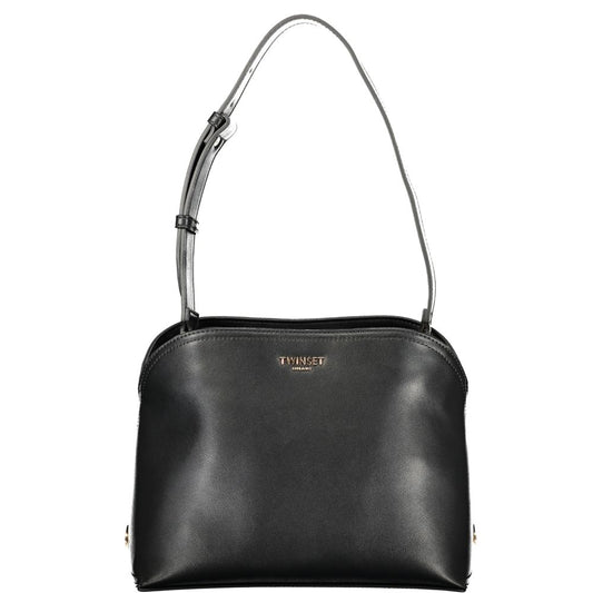 Twinset Schwarze Handtasche aus Polyethylen