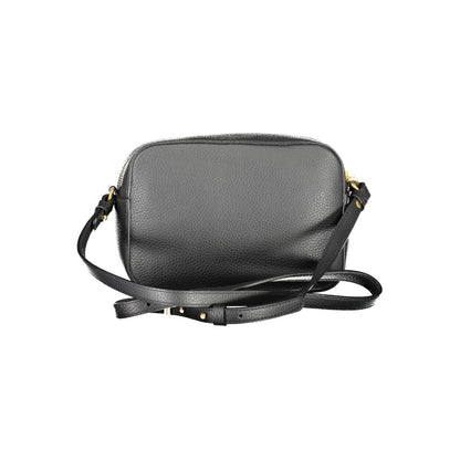 Coccinelle Schwarze Clutch aus Rindsleder